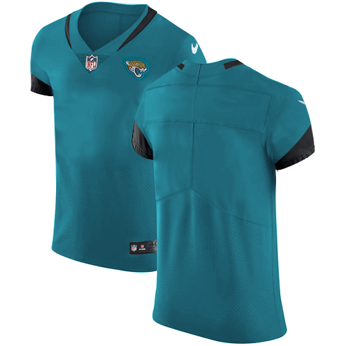 Nike Jaguars Blank Teal Green Team Color Men's Stitched NFL Vapor Untouchable Elite Jersey